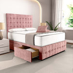 Rio Divan Bed - Pink Coniston