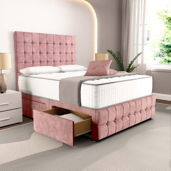 Rio Divan Bed - Pink Coniston