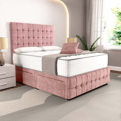 Rio Divan Bed - Pink Coniston