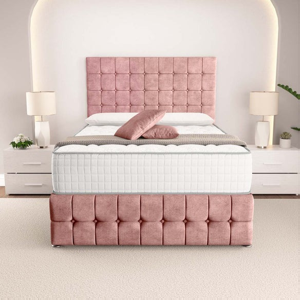 Rio Divan Bed - Pink Coniston