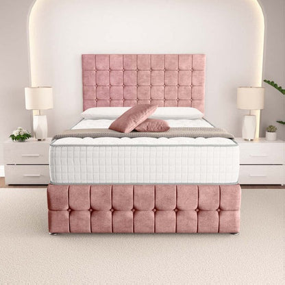 Rio Divan Bed - Pink Coniston