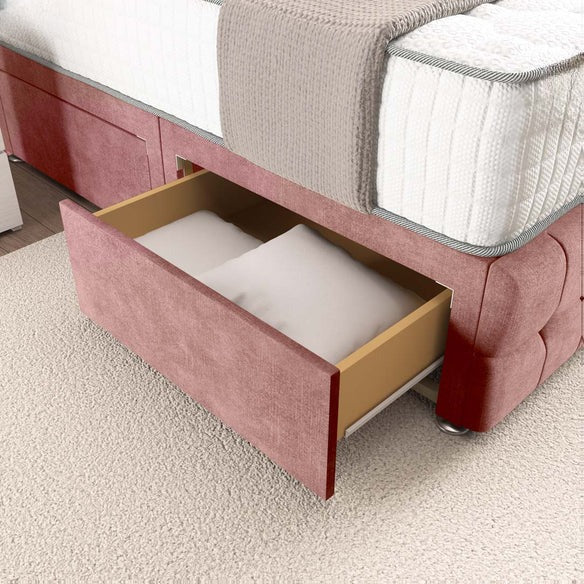 Rio Divan Bed - Pink Coniston