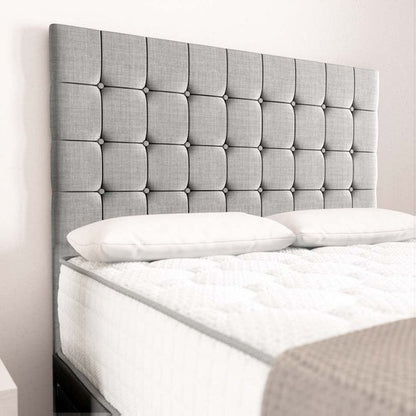 Rio Divan Bed - Silver Linoso