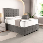 Rio Divan Bed - Slate Grey Naples