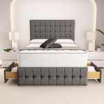Rio Divan Bed - Slate Grey Naples