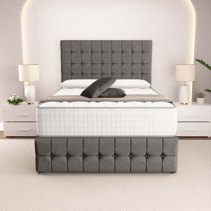 Rio Divan Bed - Slate Grey Naples