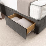 Rio Divan Bed - Slate Grey Naples