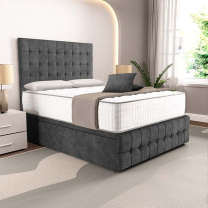 Rio Ottoman Divan Bed - Charcoal Coniston