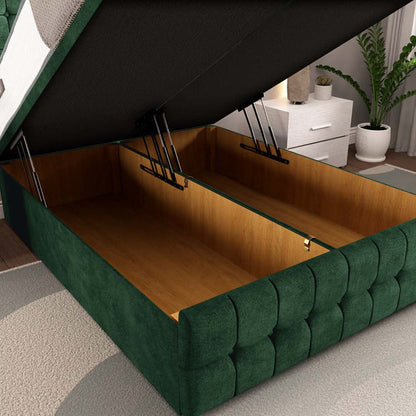 Rio Ottoman Divan Bed - Emerald Coniston