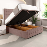 Rio Ottoman Divan Bed - Mauve Naples
