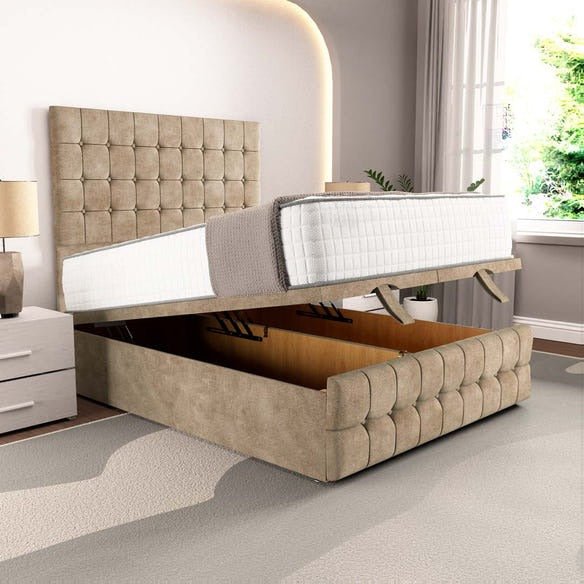 Rio Ottoman Divan Bed - Mink Coniston