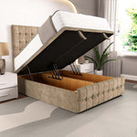 Rio Ottoman Divan Bed - Mink Coniston
