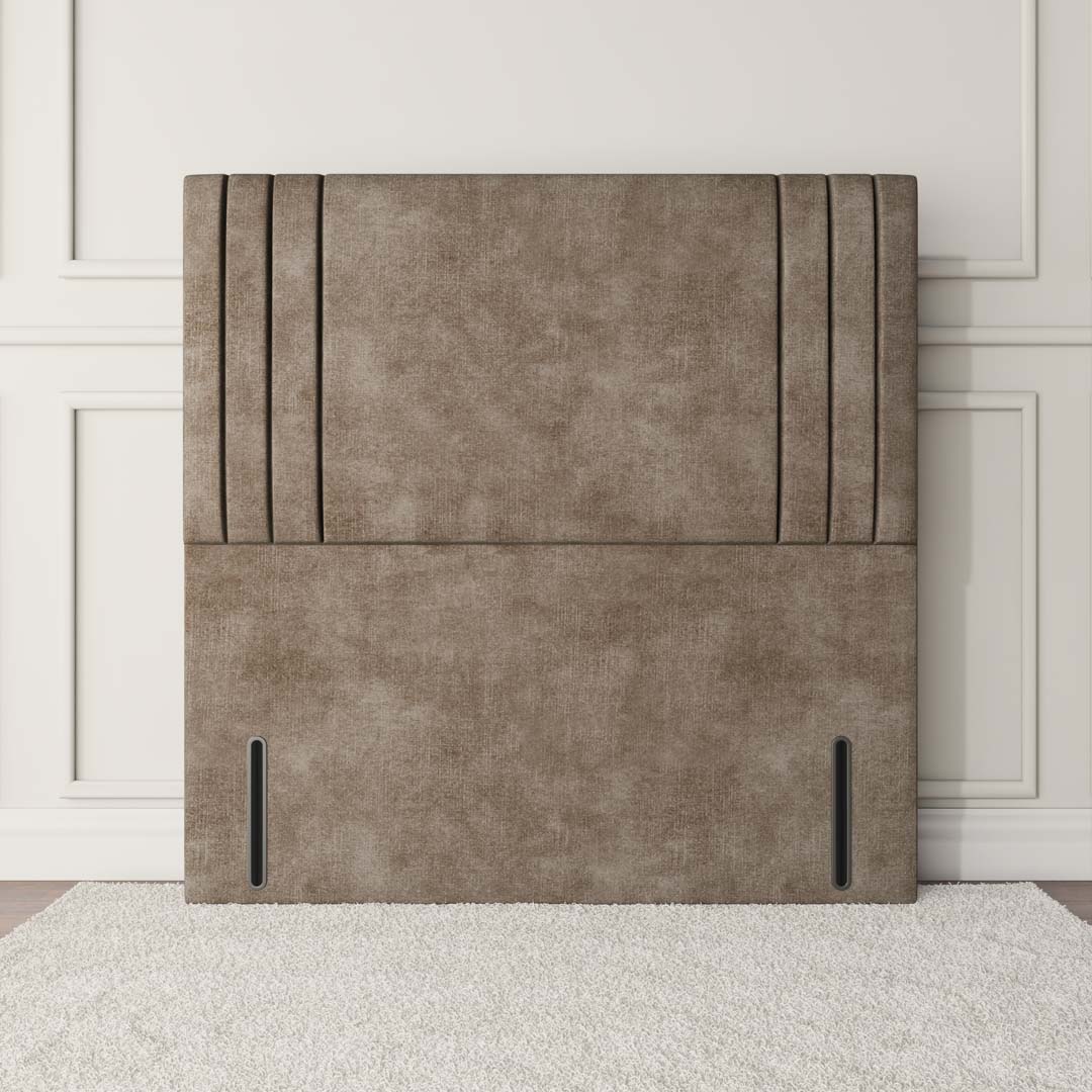 Rome Floor Standing Headboard - Mink Coniston