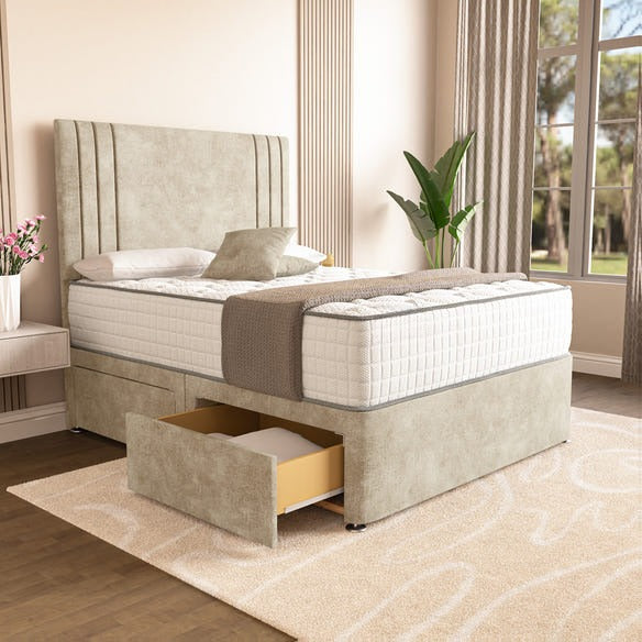 Rome Divan Bed - Almond Coniston