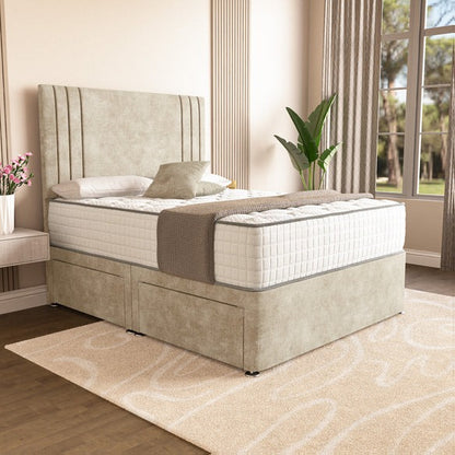 Rome Divan Bed - Almond Coniston