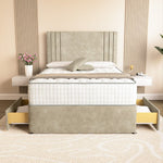 Rome Divan Bed - Almond Coniston