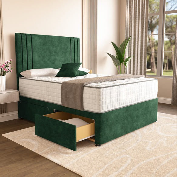 Rome Divan Bed - Emerald Coniston