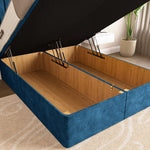 Rome Ottoman Divan Bed - Blue Coniston