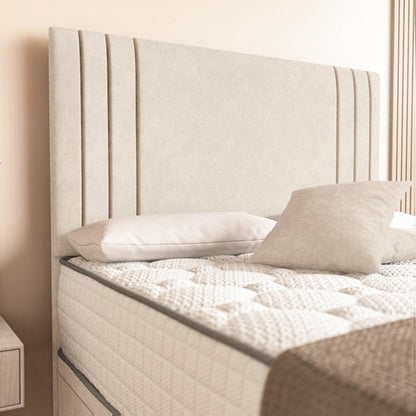 Rome Ottoman Divan Bed - Cream Naples