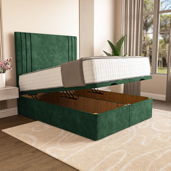 Rome Ottoman Divan Bed - Emerald Coniston