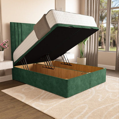 Rome Ottoman Divan Bed - Emerald Coniston