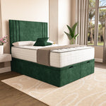 Rome Ottoman Divan Bed - Emerald Coniston