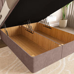 Rome Ottoman Divan Bed - Mauve Naples