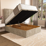 Rome Ottoman Divan Bed - Mink Coniston