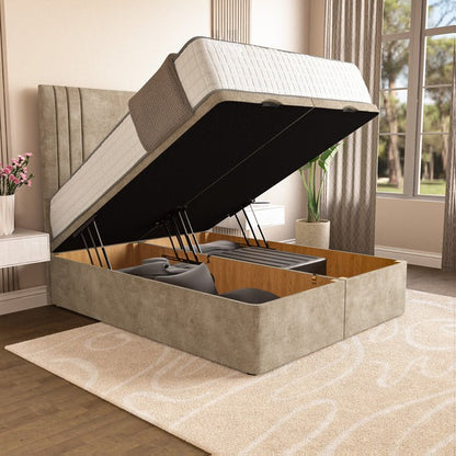 Rome Ottoman Divan Bed - Mink Coniston
