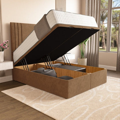 Rome Ottoman Divan Bed - Mink Naples