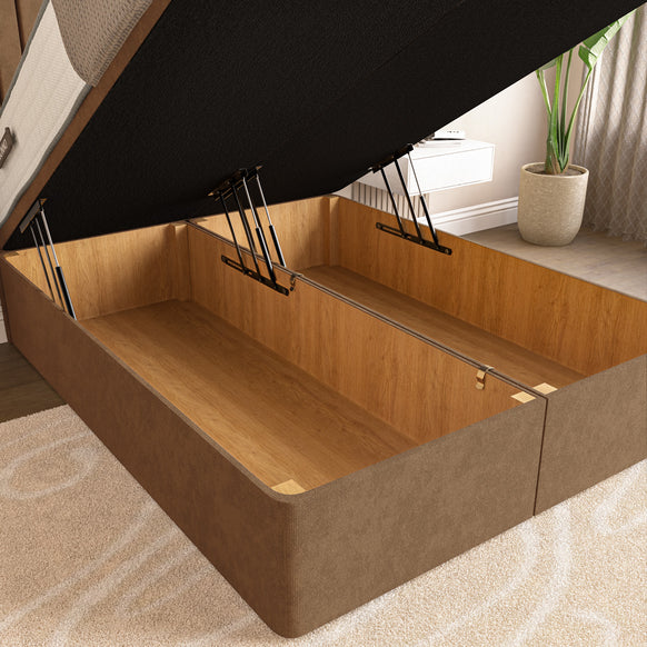 Rome Ottoman Divan Bed - Mink Naples