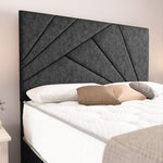 San Diego Ottoman Divan Bed - Black Chenille