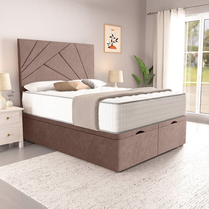 San Diego Ottoman Divan Bed - Mauve Naples