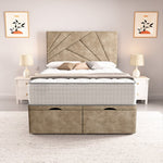 San Diego Ottoman Divan Bed - Mink Coniston