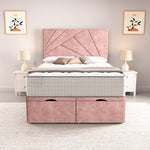 San Diego Ottoman Divan Bed - Pink Coniston