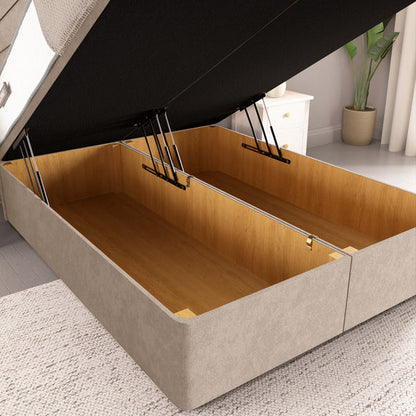 San Diego Ottoman Divan Bed - Seal Grey Naples