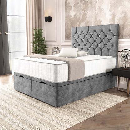 Seville Chesterfield Ottoman Divan Bed - Armour Coniston