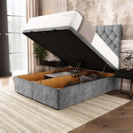 Seville Chesterfield Ottoman Divan Bed - Armour Coniston