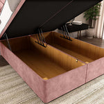 Seville Chesterfield Ottoman Divan Bed - Pink Coniston