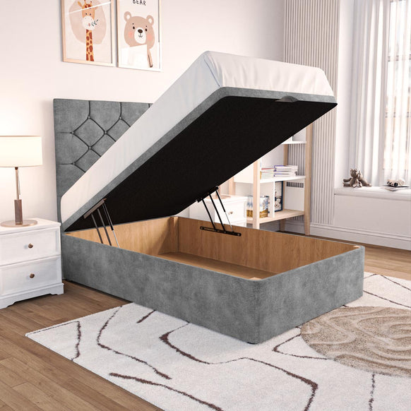 Seville Kids Chesterfield Ottoman Divan Bed - Armour Coniston