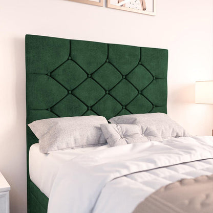 Seville Kids Chesterfield Ottoman Divan Bed - Emerald Coniston