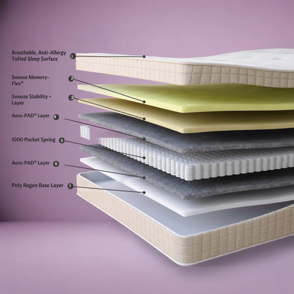 Snooze Memory Pocket 1000 Mattress