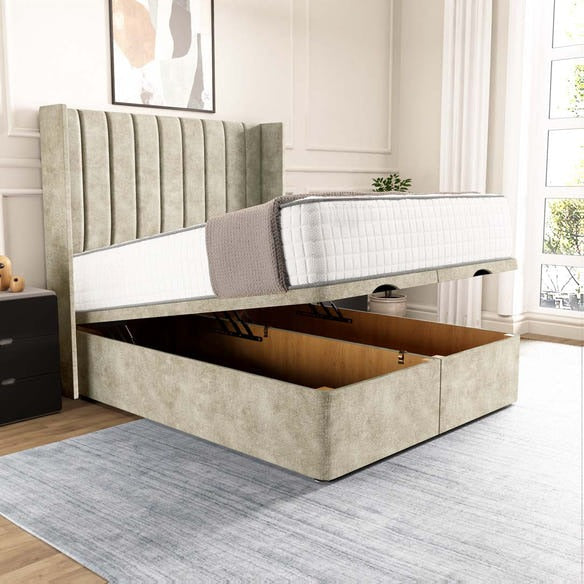 Sofia Ottoman Divan Bed - Almond Coniston