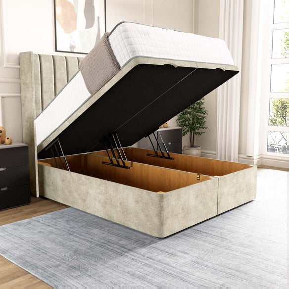 Sofia Ottoman Divan Bed - Almond Coniston