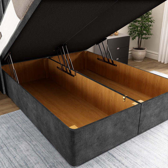 Sofia Ottoman Divan Bed - Charcoal Coniston