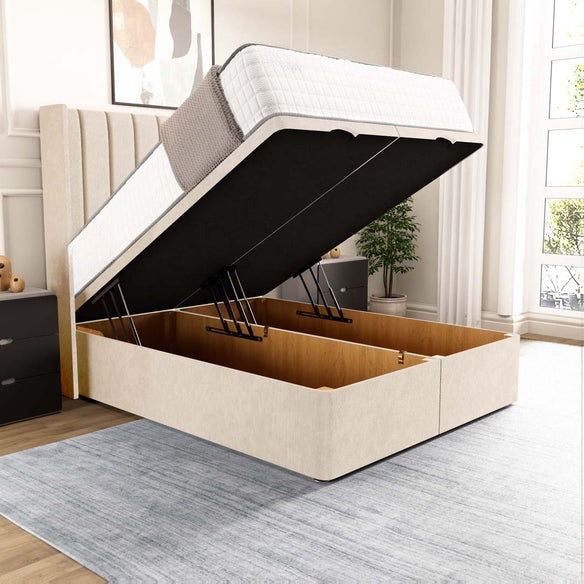 Sofia Ottoman Divan Bed - Cream Naples