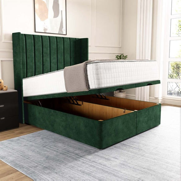 Sofia Ottoman Divan Bed - Emerald Coniston