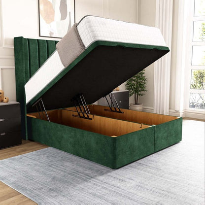 Sofia Ottoman Divan Bed - Emerald Coniston
