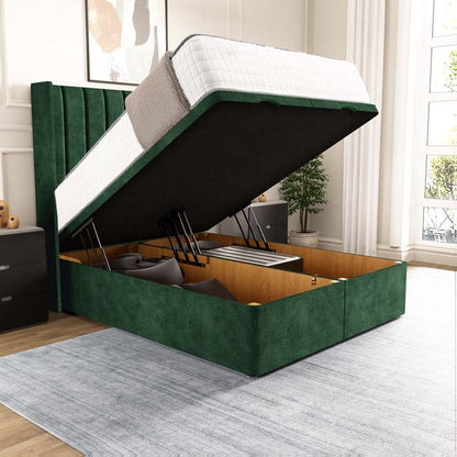 Sofia Ottoman Divan Bed - Emerald Coniston