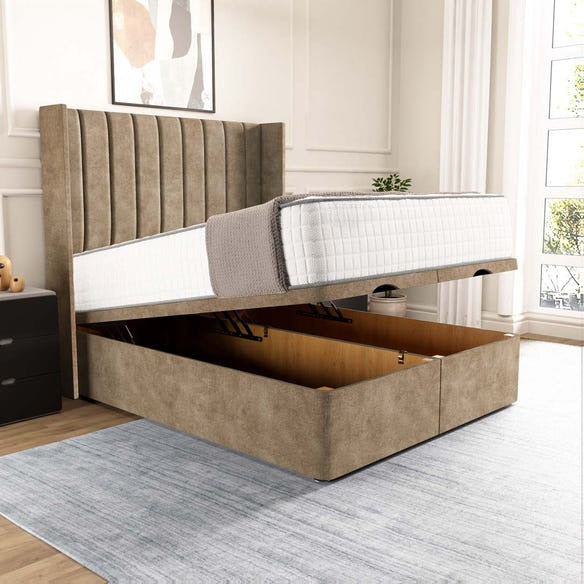 Sofia Ottoman Divan Bed - Mink Coniston